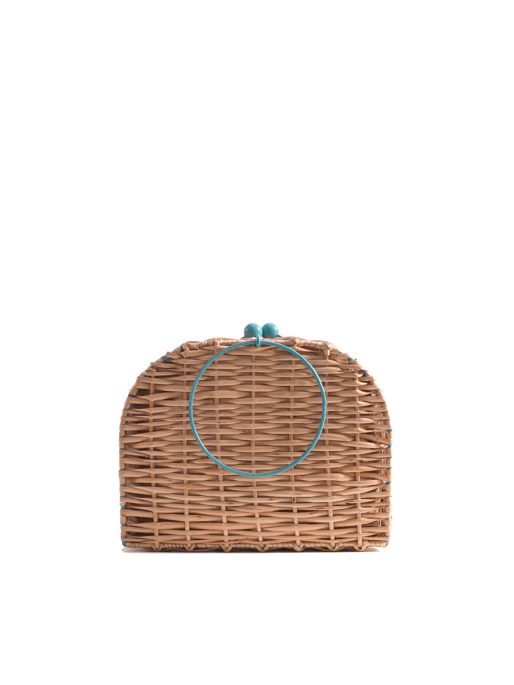 INTO THE BLUE WICKER BAG SHORT