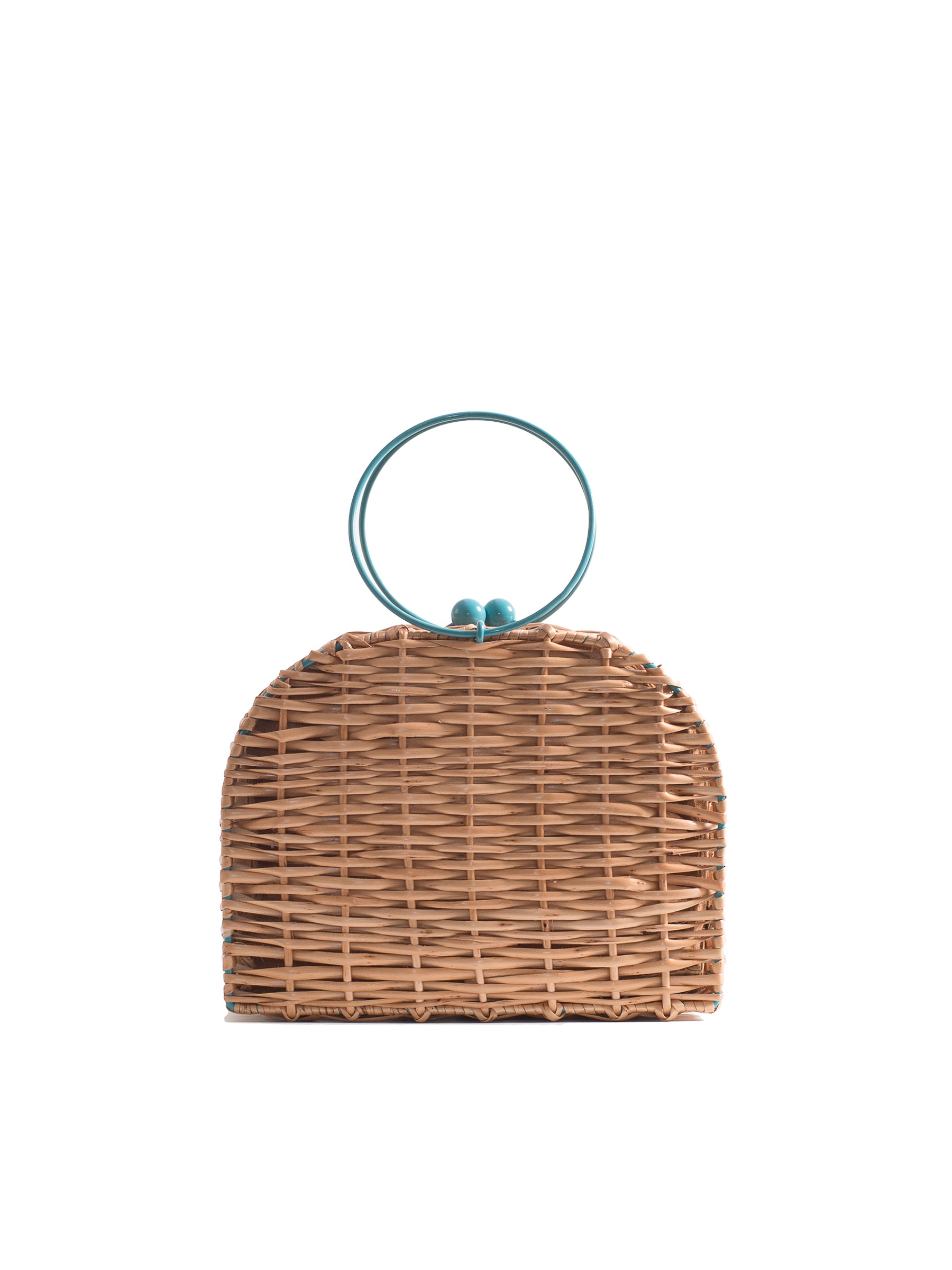 INTO THE BLUE WICKER BAG SHORT