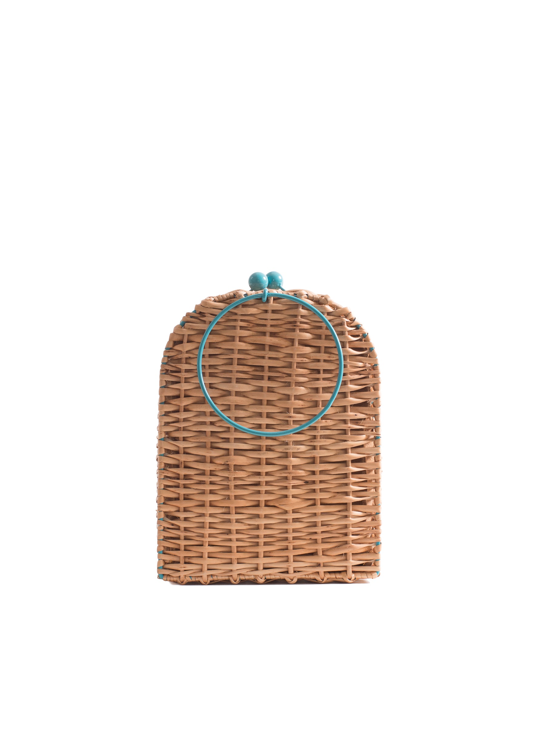 INTO THE BLUE WICKER BAG TALL